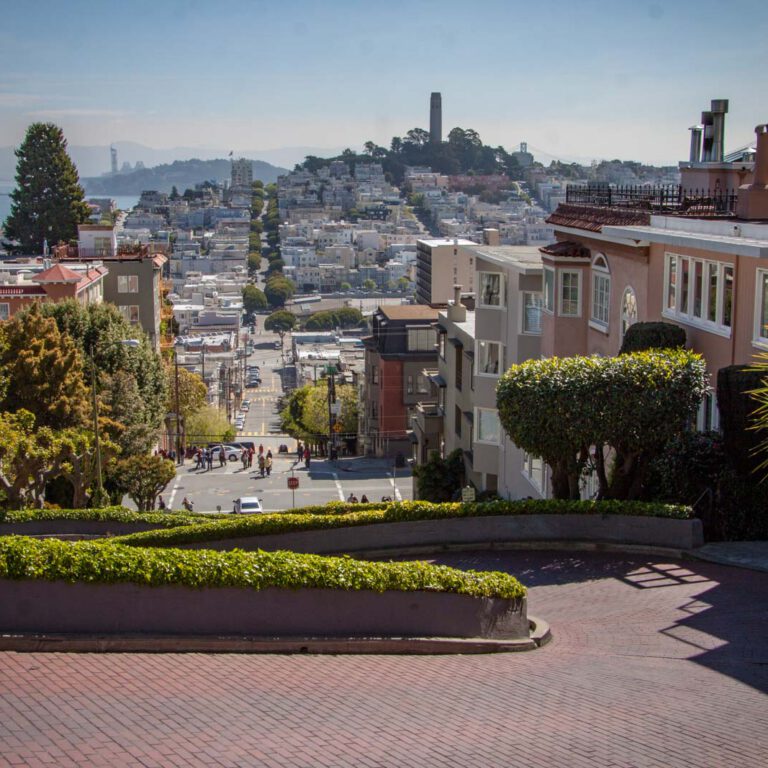 Coit Tower, Holidays, Lombard Street, San Francisco, Southwest, Süd-Westen, Telegraph Hill, USA, Urlaub, Vereinigte Staaten