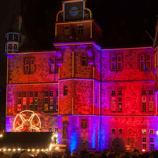 Deutschland, Germany, Marburg, Nacht, Night, Rathaus