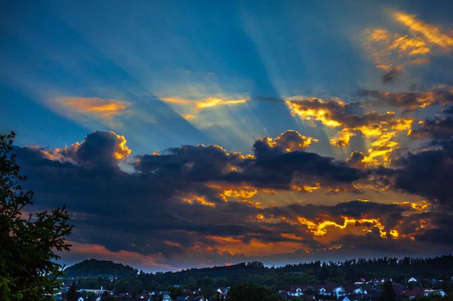 Abend, Deutschland, Europa, Europe, Germany, Gladenbach, Hessen, Hessia, Location, Mittelhessen, Ort, Sonnenuntergang, Sunset