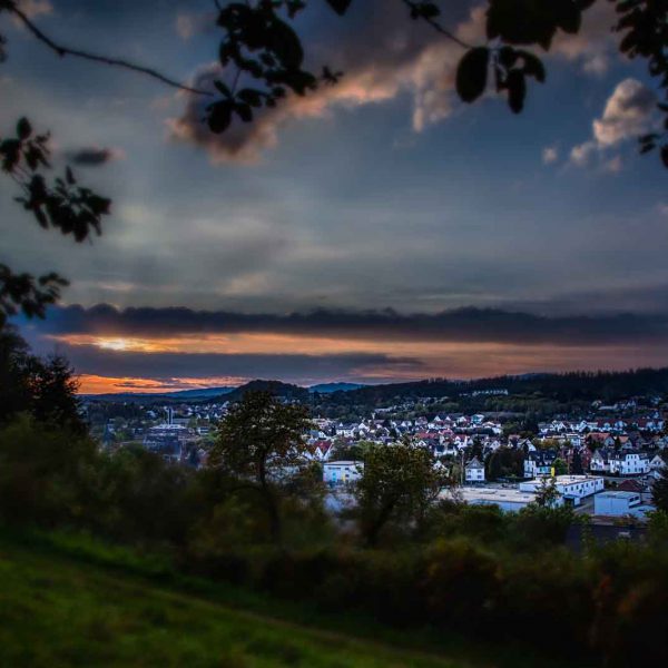 Abend, Deutschland, Europa, Europe, Evening, Germany, Gladenbach, Hessen, Hessia, Hinterland, Lahn-Dill-Bergland, Location, Mittelhessen, Ort, Sonnenuntergang, Sunset