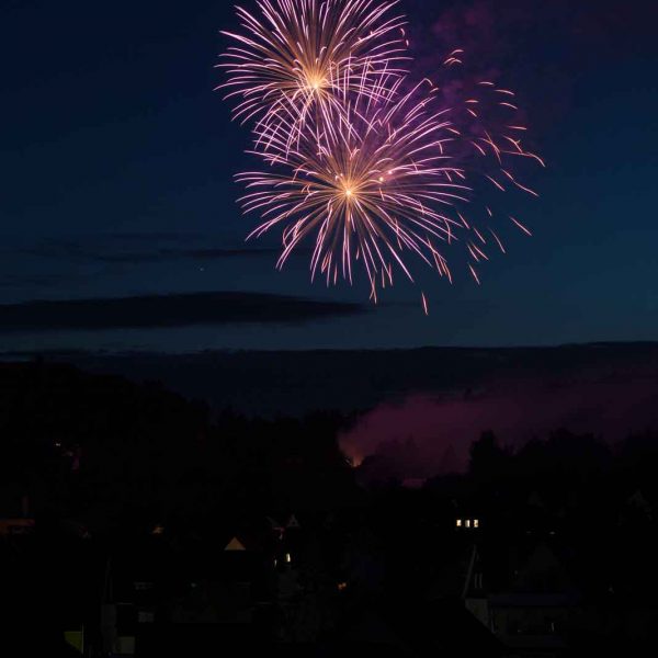 Abend, Deutschland, Europa, Europe, Evening, Feuerwerk, Fireworks, Germany, Gladenbach, Hessen, Hessia, Kirschenmarkt, Location, Mittelhessen, Ort