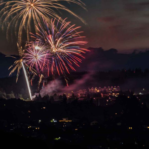 Abend, Deutschland, Europa, Europe, Evening, Feuerwerk, Fireworks, Germany, Gladenbach, Hessen, Hessia, Location, Mittelhessen, Ort