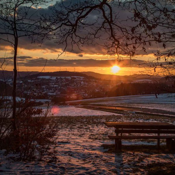 Abend, Deutschland, Europa, Europe, Evening, Germany, Gladenbach, Hessen, Hessia, Hinterland, Location, Mittelhessen, Ort, Sonnenuntergang, Sunset, Winter