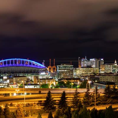 Holidays, Nacht, Night, Nord-Westen, NorthWest, Seattle, Skyline, USA, Urlaub, Vereinigte Staaten