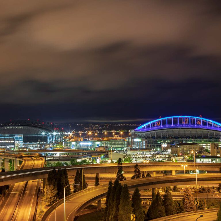 Holidays, Nacht, Night, Nord-Westen, NorthWest, Seattle, Skyline, USA, Urlaub, Vereinigte Staaten