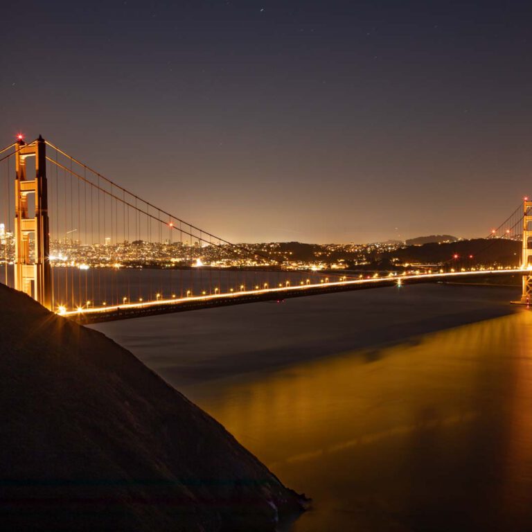 Abend, Evening, Golden Gate Bridge, Holidays, Nord-Westen, NorthWest, USA, Urlaub, Vereinigte Staaten