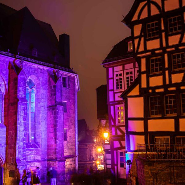 Deutschland, Europa, Europe, Germany, Hessen, Hessia, Licht, Light, Location, Marburg, Nacht, Night, Ort