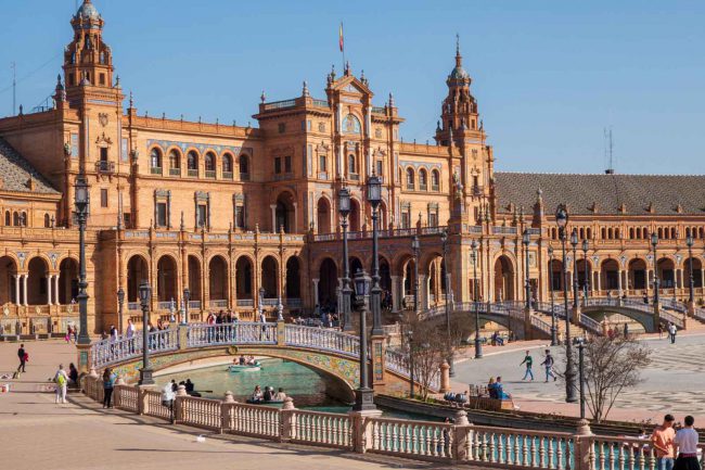 Andalusia, Andalusien, Plaza de Espana, Sevilla, Seville, Spain, Spanien