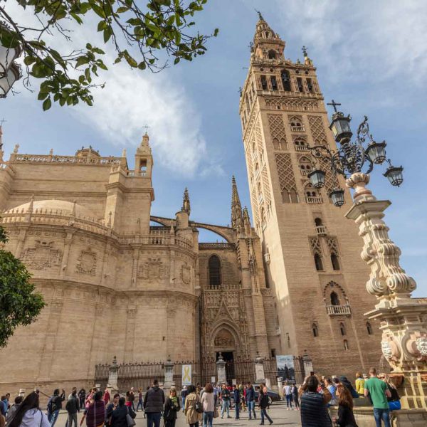 Andalusia, Andalusien, Cathedral, Church, Giralda, Kathedrale, Kirche, Sevilla, Seville, Spain, Spanien, Tower, Turm