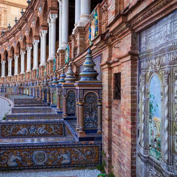 Andalusia, Andalusien, Plaza de Espana, Sevilla, Seville, Spain, Spanien