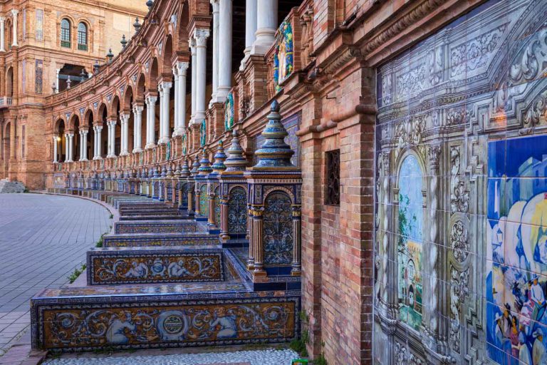 Andalusia, Andalusien, Plaza de Espana, Sevilla, Seville, Spain, Spanien