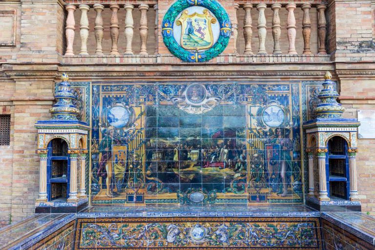 Andalusia, Andalusien, Plaza de Espana, Sevilla, Seville, Spain, Spanien