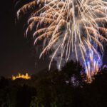 Abend, Castle, Deutschland, Europa, Europe, Evening, Feuerwerk, Fireworks, Germany, Hessen, Hessia, Location, Marburg, Ort, Schloss, Sommer, Summer