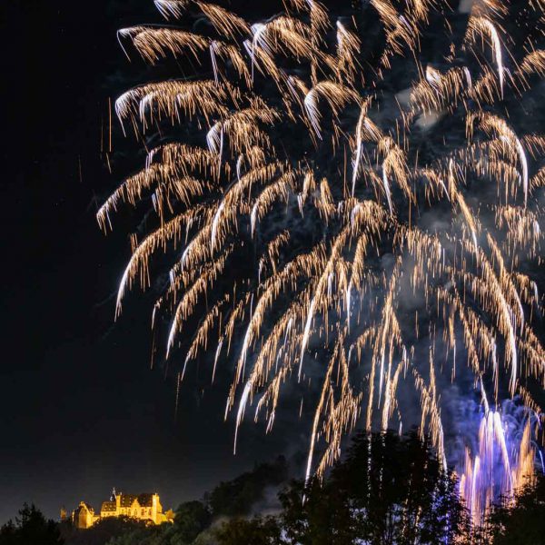 Abend, Castle, Deutschland, Europa, Europe, Evening, Feuerwerk, Fireworks, Germany, Hessen, Hessia, Location, Marburg, Ort, Schloss, Sommer, Summer