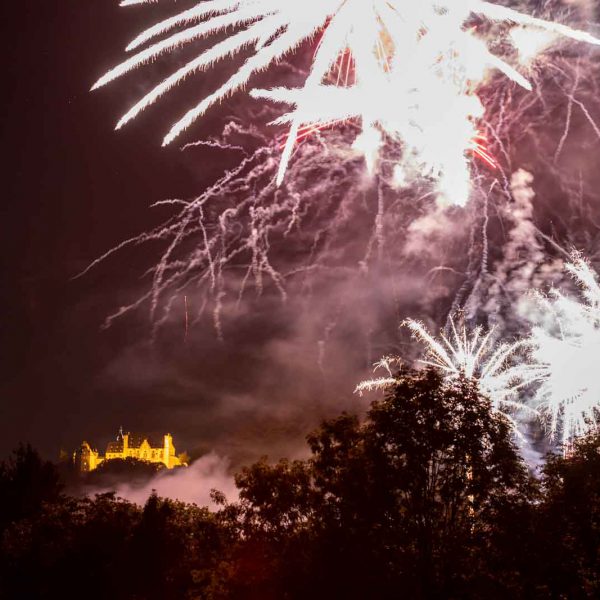 Abend, Castle, Deutschland, Europa, Europe, Evening, Feuerwerk, Fireworks, Germany, Hessen, Hessia, Location, Marburg, Ort, Schloss, Sommer, Summer