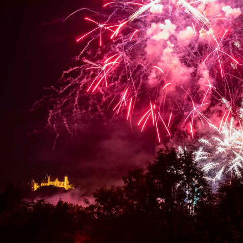Abend, Castle, Deutschland, Europa, Europe, Evening, Feuerwerk, Fireworks, Germany, Hessen, Hessia, Location, Marburg, Ort, Schloss, Sommer, Summer