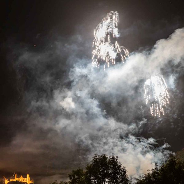 Abend, Castle, Deutschland, Europa, Europe, Evening, Feuerwerk, Fireworks, Germany, Hessen, Hessia, Location, Marburg, Ort, Schloss, Sommer, Summer