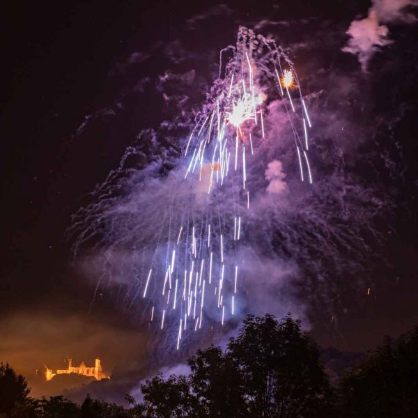 Abend, Castle, Deutschland, Europa, Europe, Evening, Feuerwerk, Fireworks, Germany, Hessen, Hessia, Location, Marburg, Ort, Schloss, Sommer, Summer