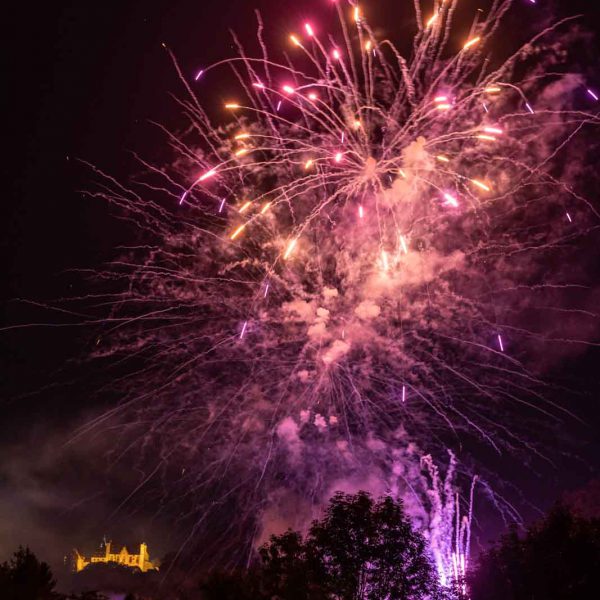 Abend, Castle, Deutschland, Europa, Europe, Evening, Feuerwerk, Fireworks, Germany, Hessen, Hessia, Location, Marburg, Ort, Schloss, Sommer, Summer