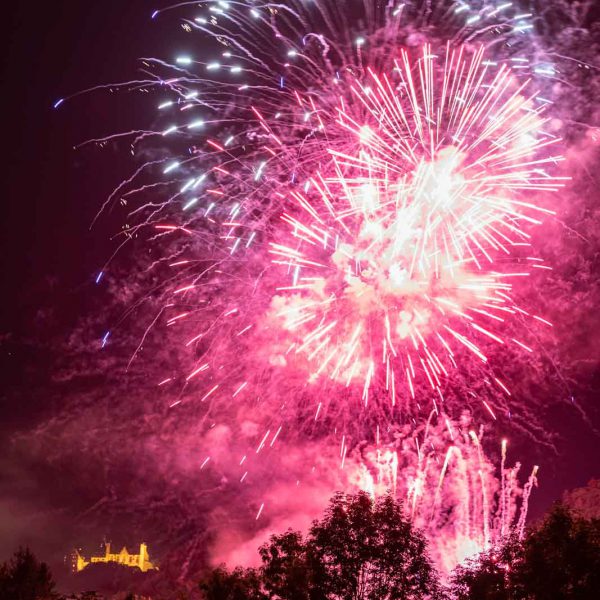 Abend, Castle, Deutschland, Europa, Europe, Evening, Feuerwerk, Fireworks, Germany, Hessen, Hessia, Location, Marburg, Ort, Schloss, Sommer, Summer