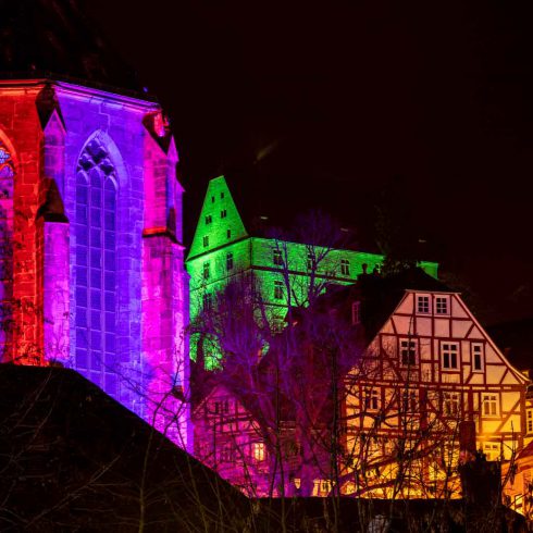 Deutschland, Europa, Europe, Germany, Hessen, Hessia, Licht, Light, Location, Marburg, Nacht, Night, Ort