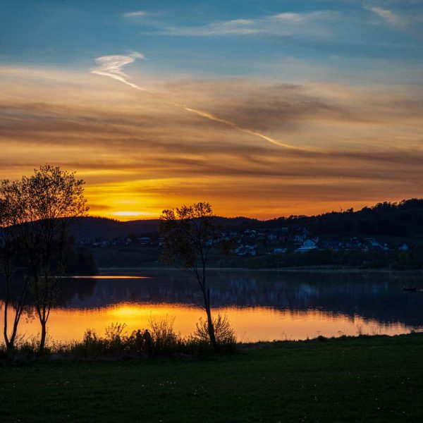 Abend, Deutschland, Europa, Europe, Evening, Germany, Hessen, Hessia, Hinterland, Location, Ort, See, lake