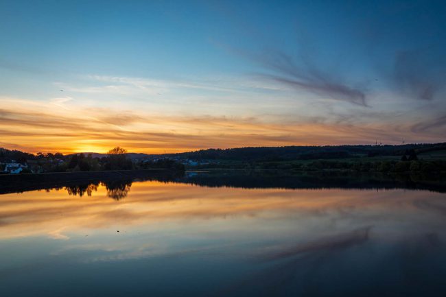 Abend, Deutschland, Europa, Europe, Evening, Germany, Hessen, Hessia, Hinterland, Location, Ort, See, lake