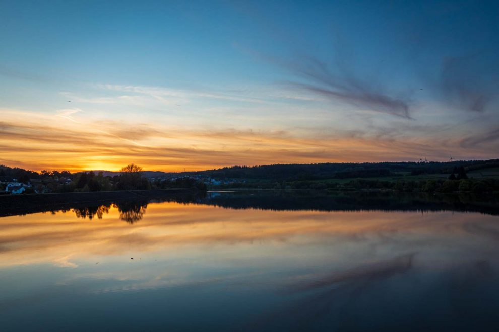 Abend, Deutschland, Europa, Europe, Evening, Germany, Hessen, Hessia, Hinterland, Location, Ort, See, lake