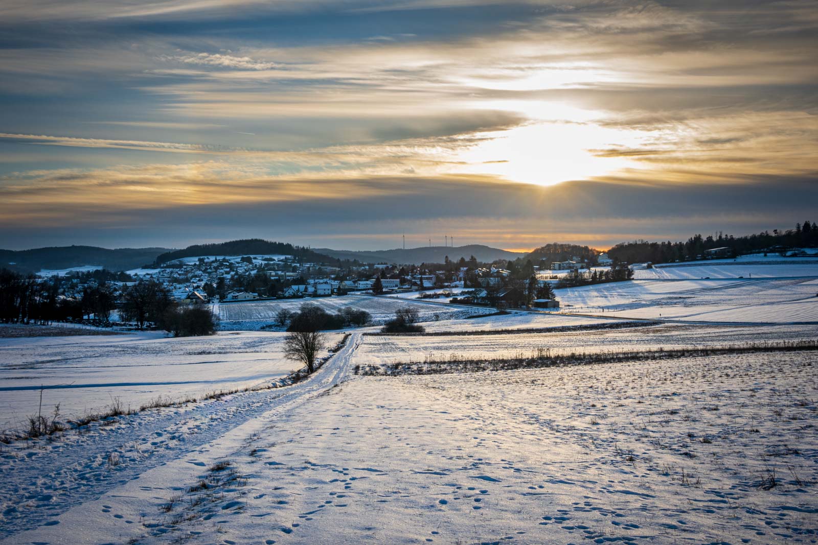 Deutschland, Europa, Europe, Germany, Gladenbach, Hessen, Hessia, Location, Ort, Schnee, Snow, Winter