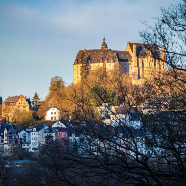 Castle, City, Deutschland, Europa, Europe, Frühling, Germany, Hessen, Hessia, Location, Marburg, Mittelhessen, Ort, Schloss, Sonnenaufgang, Spring, Stadt, Sunrise